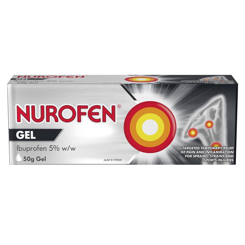 Load image into Gallery viewer, Nurofen Pain and Inflammation Relief Gel 5% Ibuprofen 50g
