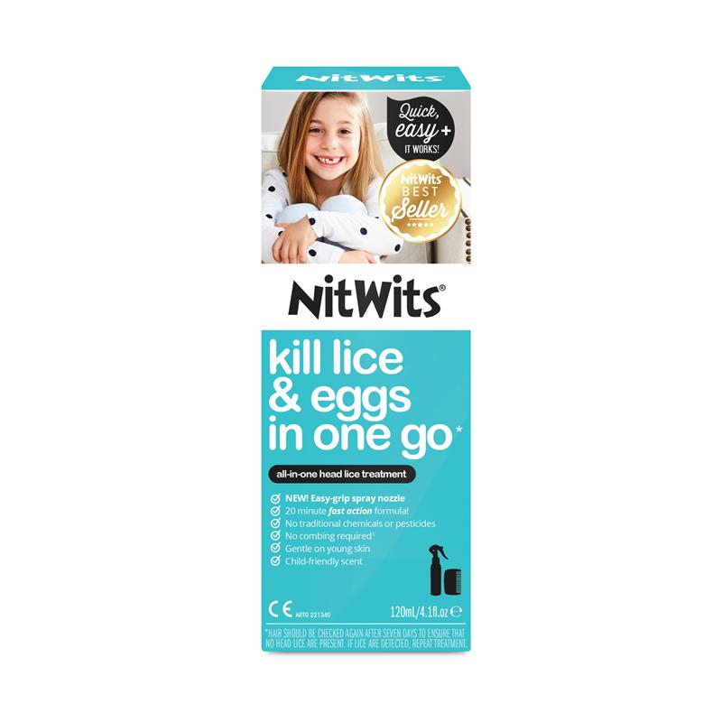 Load image into Gallery viewer, NitWits All In One Head Lice Solution 120ml
