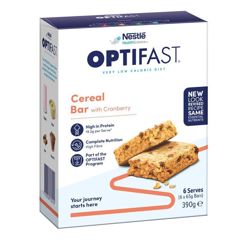 Load image into Gallery viewer, Optifast VLCD Bars Cereal 6 X 65g
