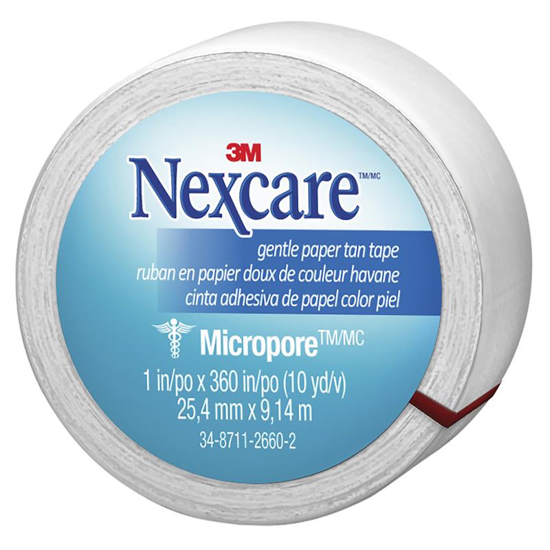 Load image into Gallery viewer, Nexcare Micropore Gentle Paper Tape White 25.4mm x 9.14m
