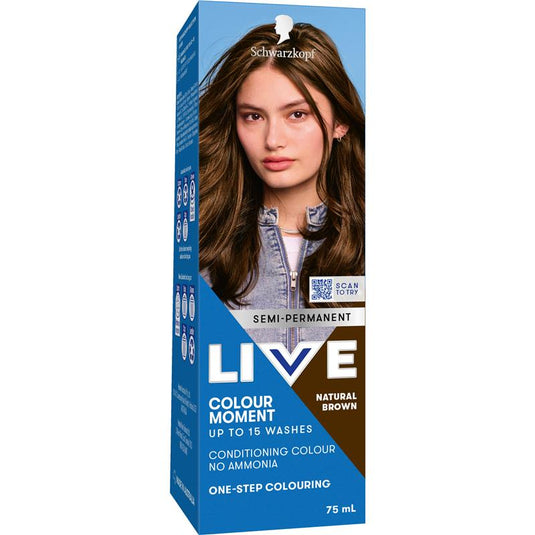 Schwarzkopf LIVE Colour Natural Brown Semi Permanent 75ml