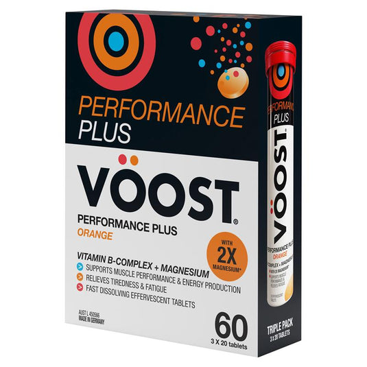 Voost Performance Plus Orange Effervescent 60 Pack Exclusive Size