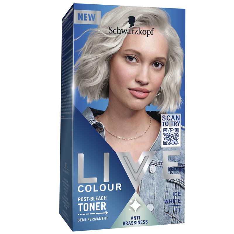 Load image into Gallery viewer, Schwarzkopf Live Colour Semi-Permanent Toner Ice White T1
