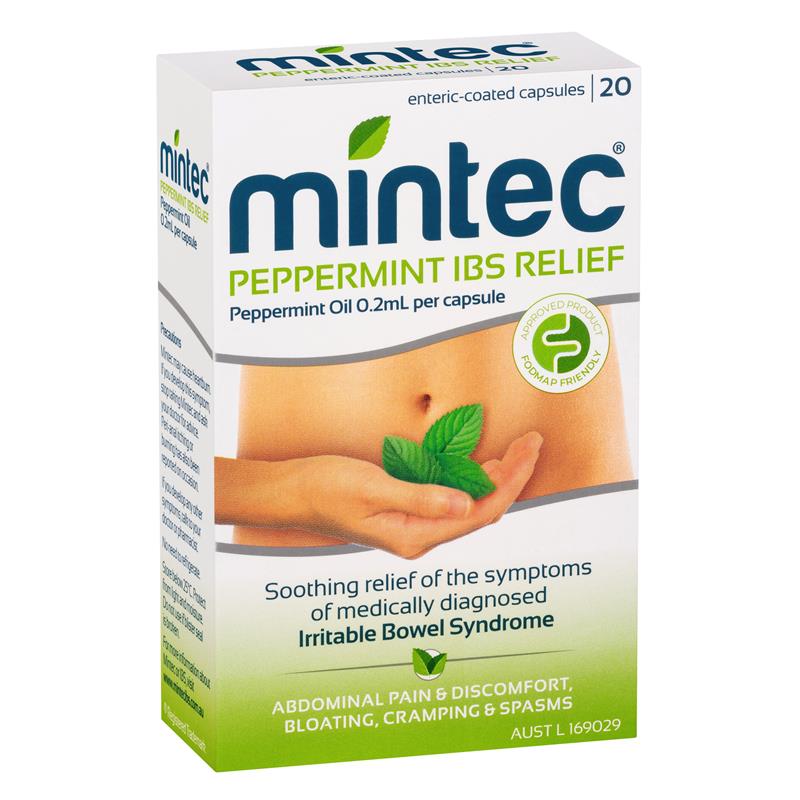 Load image into Gallery viewer, Mintec Peppermint IBS Relief 20 Capsules
