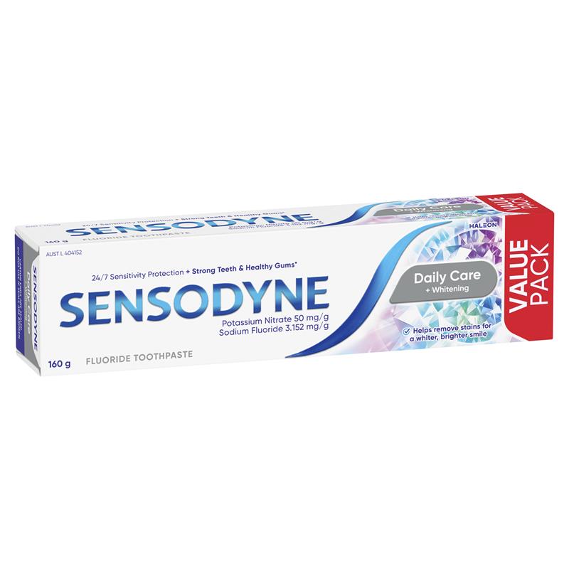 Load image into Gallery viewer, Sensodyne Toothpaste Daily Care + Whitening 160g Exclusive Size
