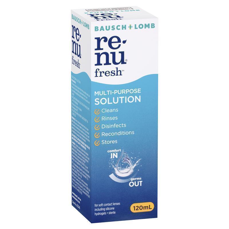 Load image into Gallery viewer, Bausch &amp; Lomb Renu Fresh Multi Purpose Solution 120ml
