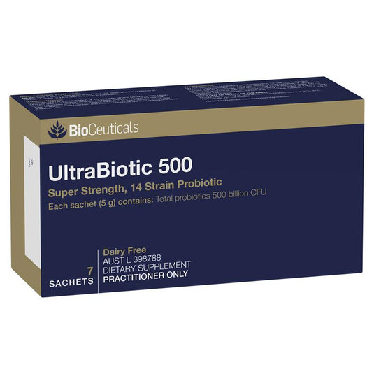 Bioceuticals UltraBiotic 500 7 Sachets Fridge Line