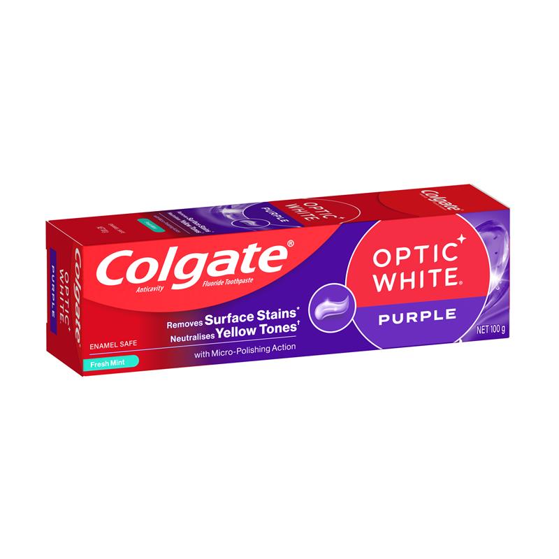 Load image into Gallery viewer, Colgate Toothpaste Optic White Purple 100g

