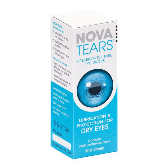 NovaTears Preservative Free Lubricating Eye Drops 3ml