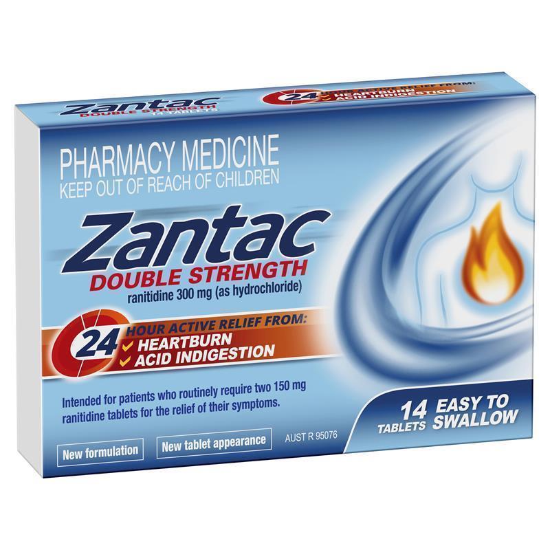 Load image into Gallery viewer, Zantac Double Strength 24 Hour 300mg  14 Tablets

