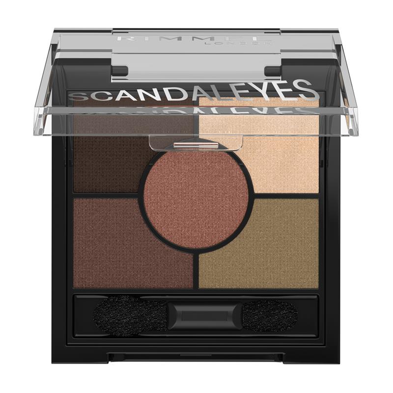 Load image into Gallery viewer, Rimmel Scandaleyes 5 Pan Reno 02 Brixton Brown
