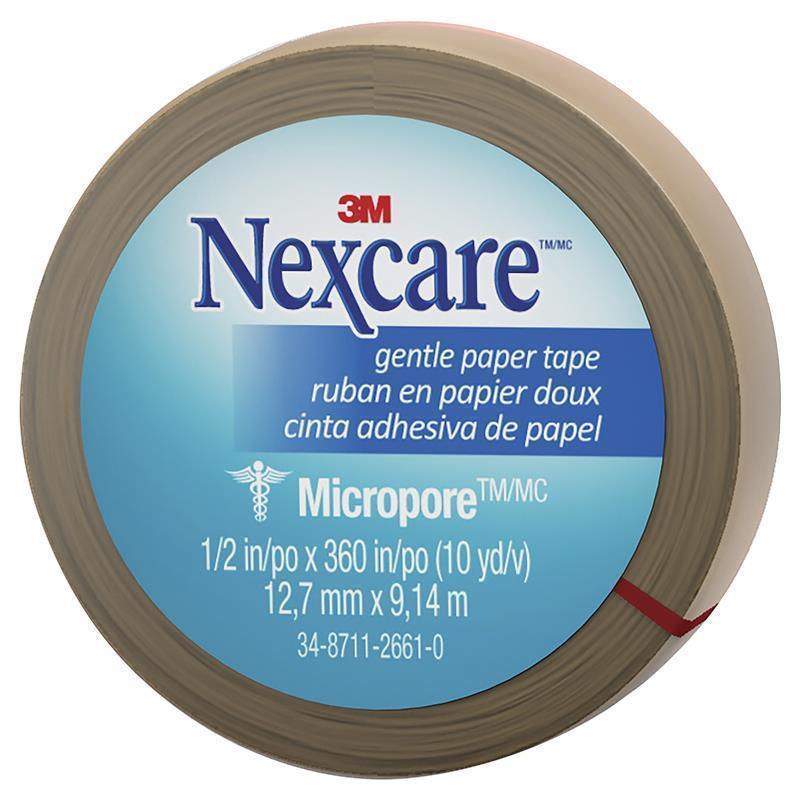 Load image into Gallery viewer, Nexcare Micropore Gentle Paper Tape Tan 12.7mm x 9.14m
