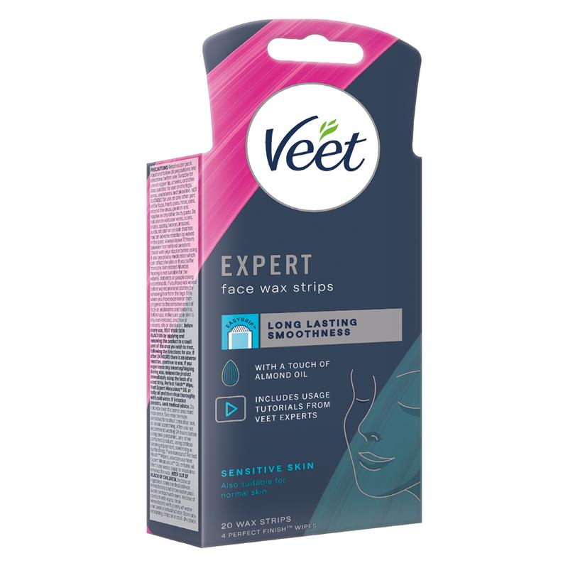 Load image into Gallery viewer, Veet Expert Cold Wax Face 20 Pack
