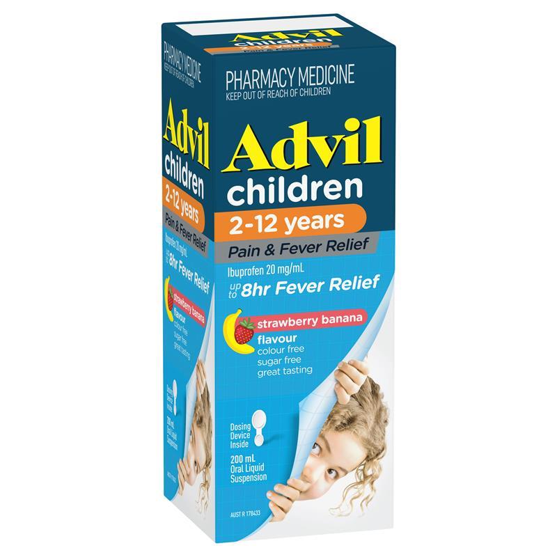 Load image into Gallery viewer, Advil Pain &amp; Fever Suspension 200mL
