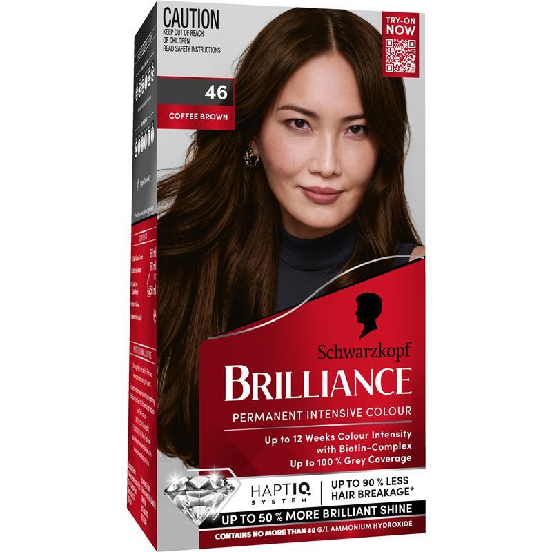 Load image into Gallery viewer, Schwarzkopf Brilliance 46 Coffee Brown New
