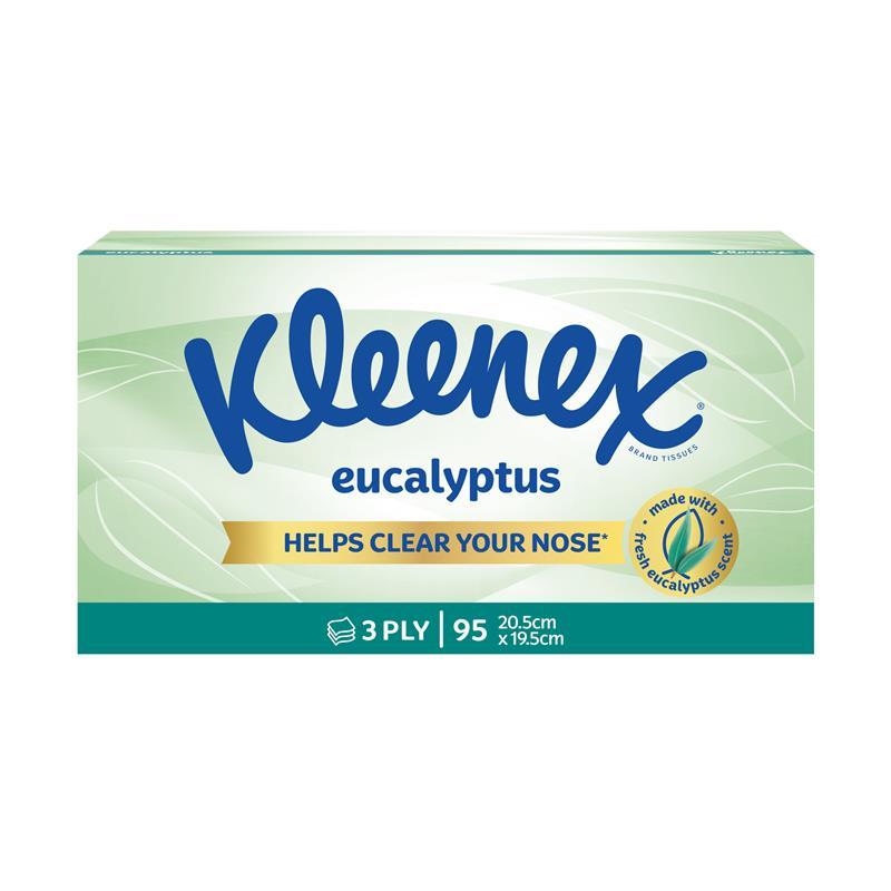 Load image into Gallery viewer, Kleenex Facial Tissues Eucalyptus 3 ply 95
