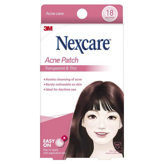 Nexcare Acne Patch Transparent & Thin 18 pack