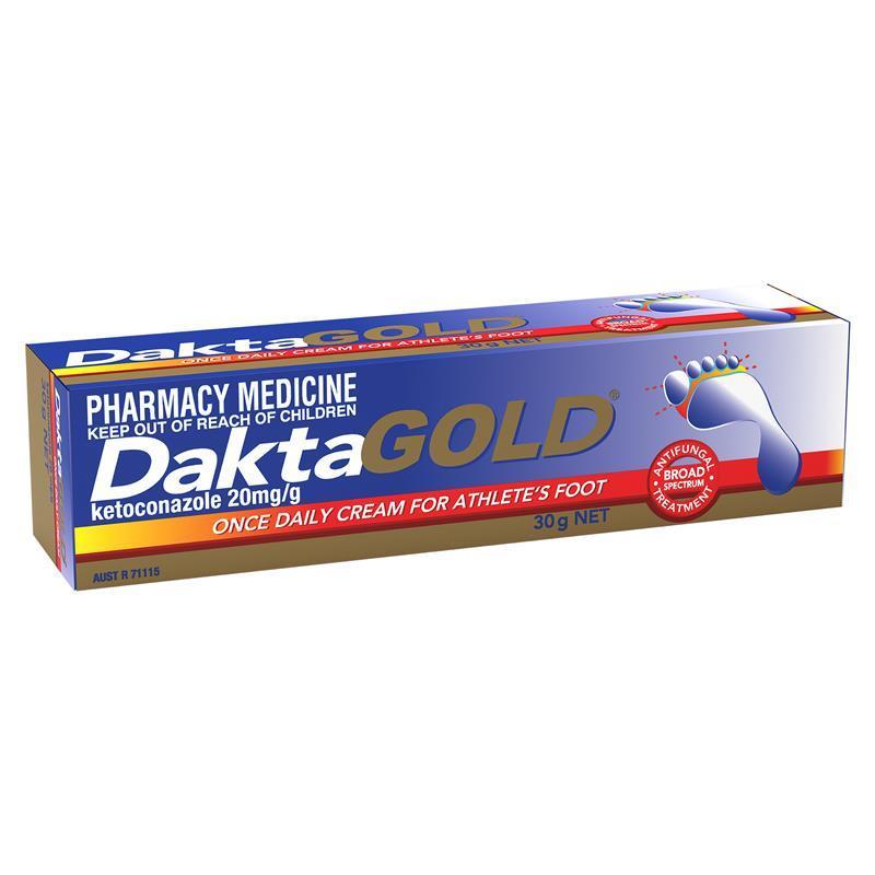 Load image into Gallery viewer, DaktaGold Once Daily Cream for Athlete's Foot 30g
