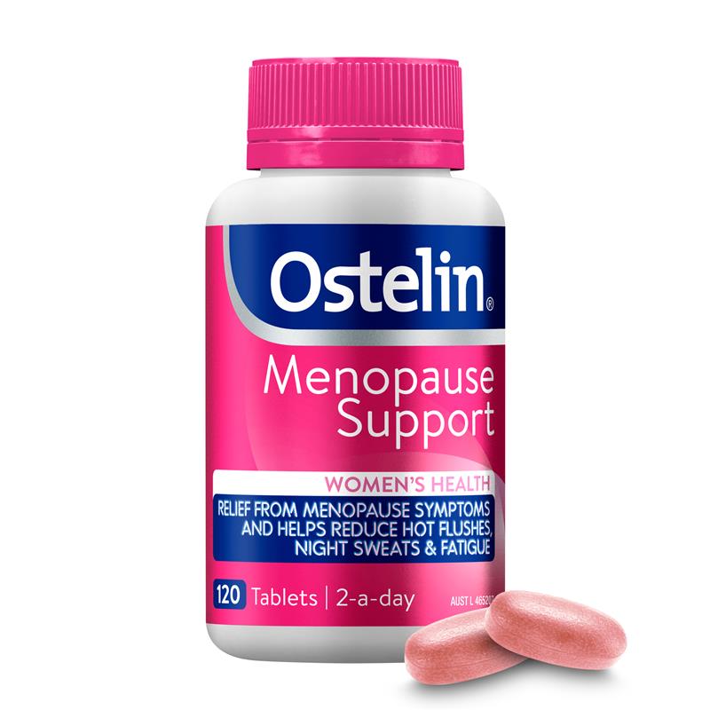 Load image into Gallery viewer, Ostelin Menopause Support 120 Tablets Exclusive Size
