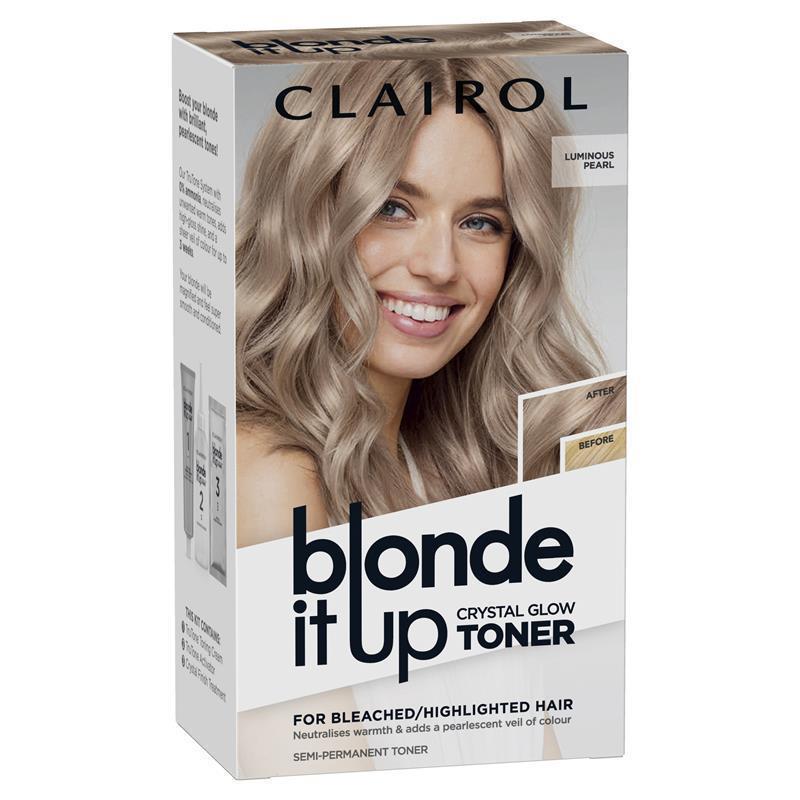 Load image into Gallery viewer, Clairol Blonde It Up Crystal Glow Semi Permanent Toner Luminous Pearl
