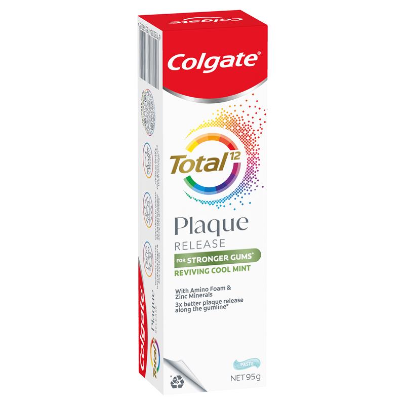 Load image into Gallery viewer, Colgate Toothpaste Total Plaque Release Reviving Cool Mint 95g
