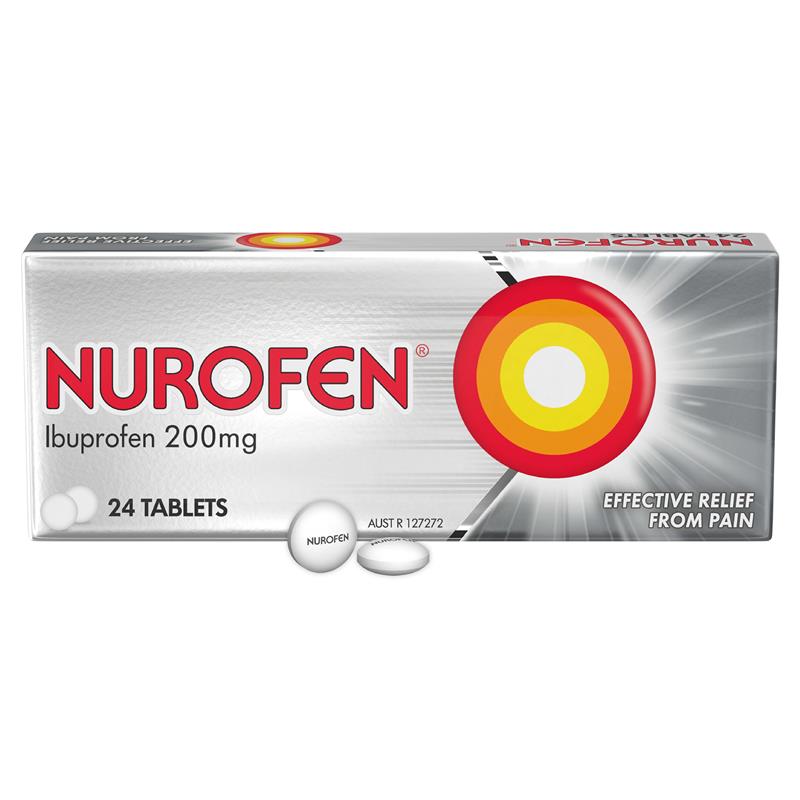 Load image into Gallery viewer, Nurofen Ibuprofen Pain Relief Tablets 200mg 24 Pack
