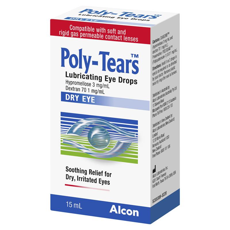 Load image into Gallery viewer, Poly Tears Eye Drops 15ml
