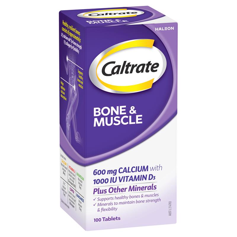 Load image into Gallery viewer, Caltrate Bone and Muscle 100 Tablets
