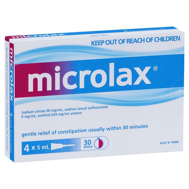 Load image into Gallery viewer, Microlax Enemas 5mL Pack 4

