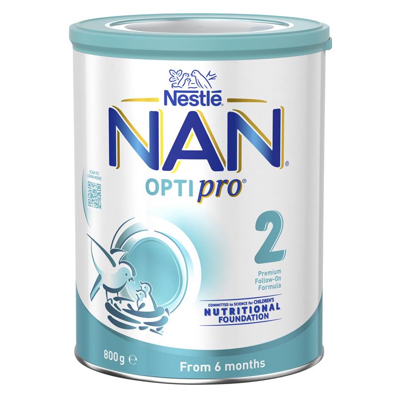 Load image into Gallery viewer, Nestle NAN OPTIPRO 2 Premium Baby Follow-on Formula Powder, From 6 to 12 Months – 800g
