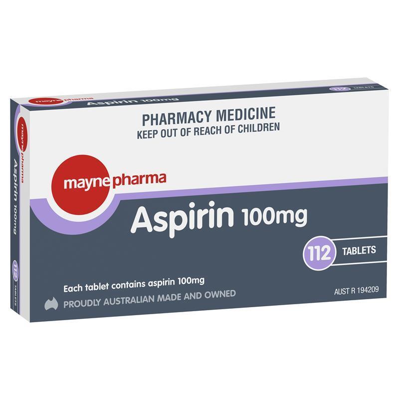 Load image into Gallery viewer, Mayne Aspirin 100mg 112 Tablets
