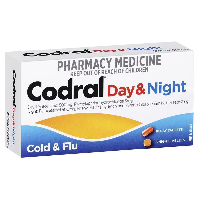 Load image into Gallery viewer, Codral PE Day &amp; Night Tablets 24 Pack
