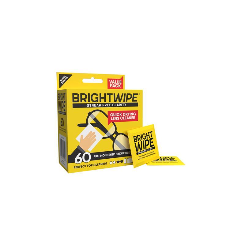 Load image into Gallery viewer, BrightWipe Lens Cleaning Wipes 60 Pack
