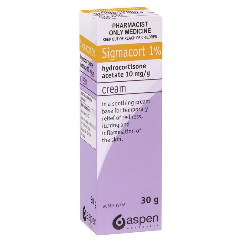 Load image into Gallery viewer, Sigmacort 1% Cream 30g - Hydrocortisone (S3)
