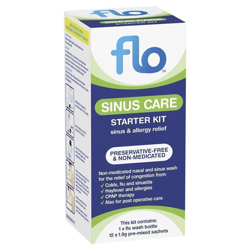 Load image into Gallery viewer, FLO Sinus Care Starter Kit 12 Sachets
