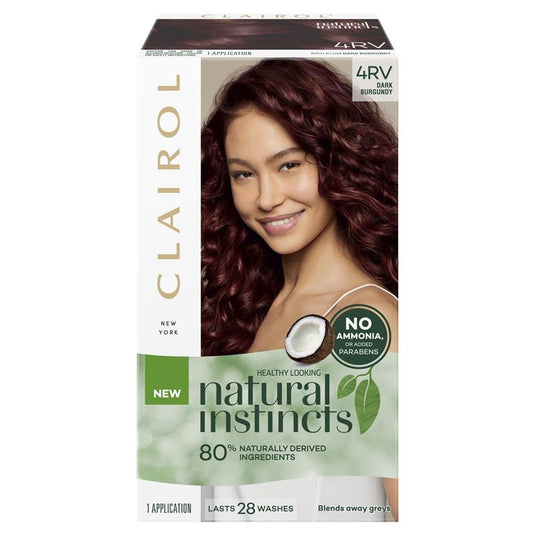 Natural Instincts 4RV Dark Burgundy Semi Permanent Hair Colour