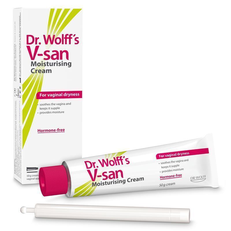 Load image into Gallery viewer, Dr Wolffs V-San Moisturising Cream Incl. Applicator 50g
