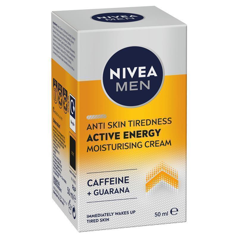 Load image into Gallery viewer, NIVEA MEN Active Energy Face Moisturiser Cream 50ml
