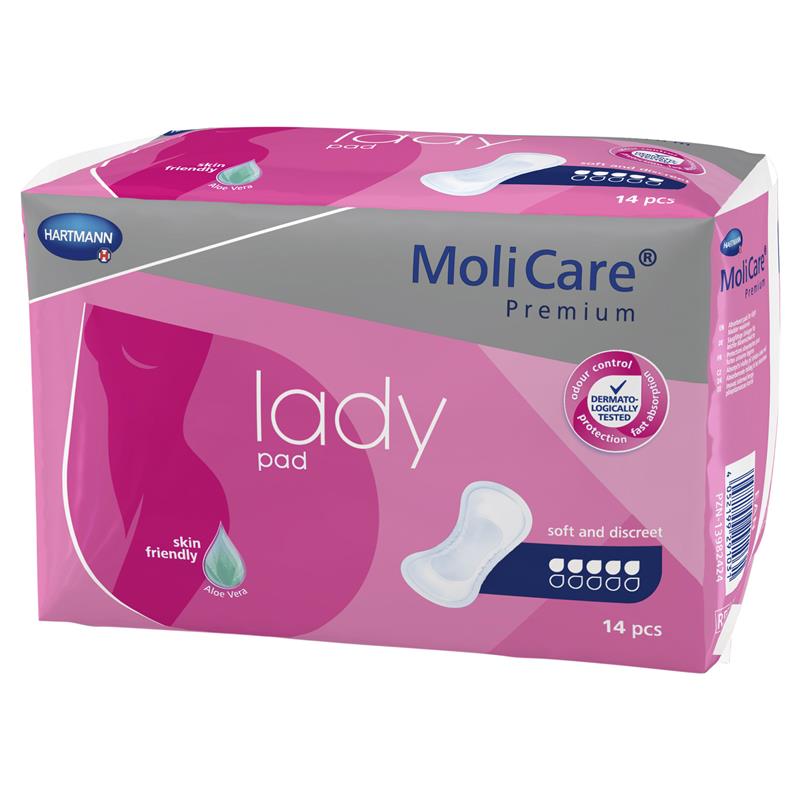 Load image into Gallery viewer, Molicare Lady Premium 5 Drops Pad 14 Pack
