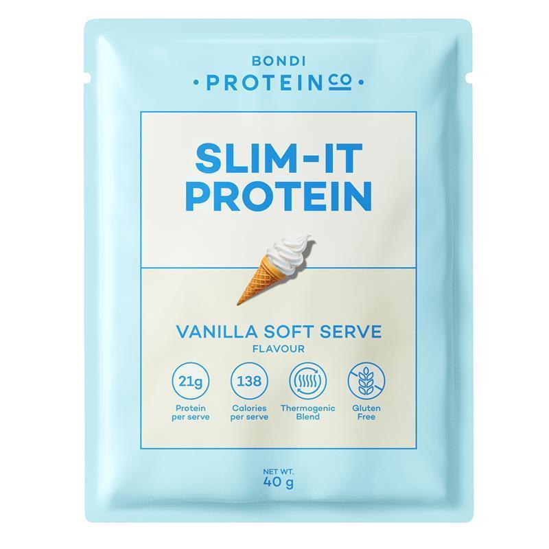 Load image into Gallery viewer, Bondi Protein Co Slim It Protein Vanilla Sachet 40g
