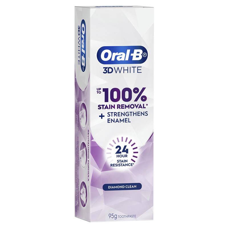 Load image into Gallery viewer, Oral B Toothpaste 3D White Lasting Enamel Strong 95g
