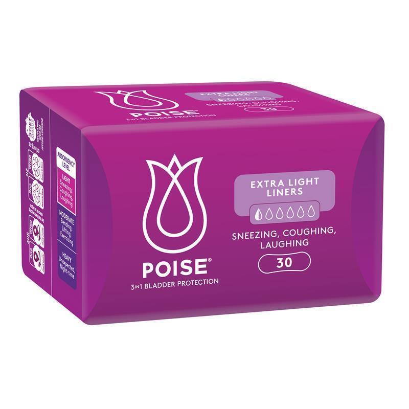 Load image into Gallery viewer, Poise Extra Light Liner Bulk 30 Pack

