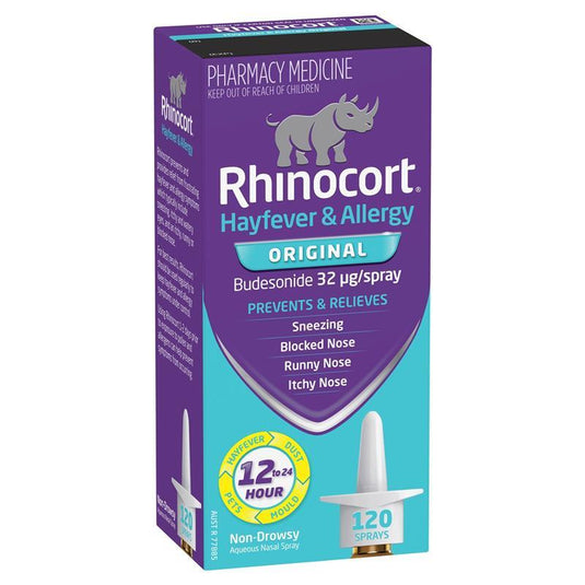 Rhinocort Original Hayfever & Allergy Nasal Spray 120 Sprays