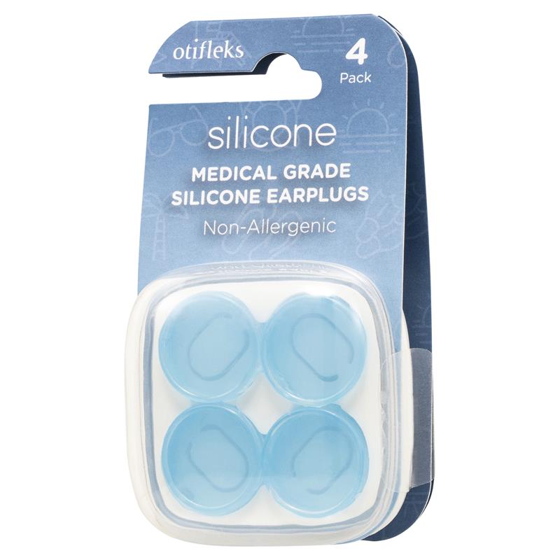 Load image into Gallery viewer, Otifleks Silicone Earplugs 4Pk
