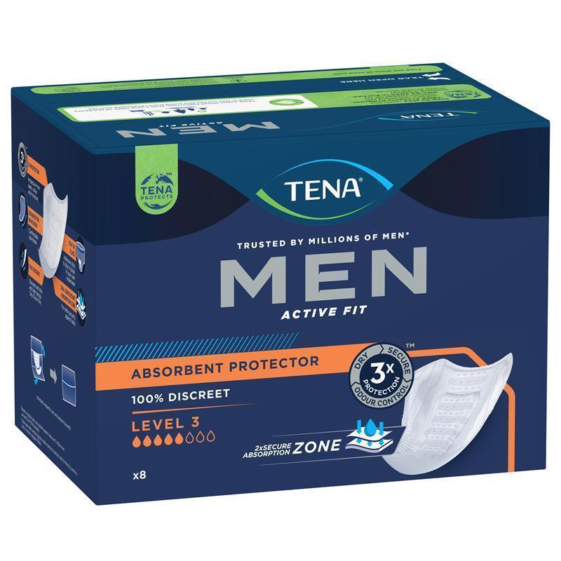 Load image into Gallery viewer, TENA Men Pads Level 3 8 Pack
