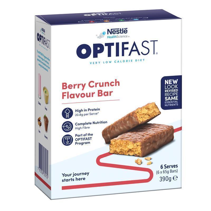 Load image into Gallery viewer, Optifast VLCD Bars Berry Crunch 6 X 65g
