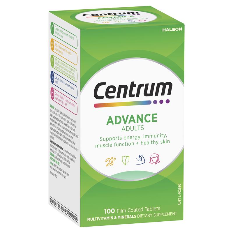 Load image into Gallery viewer, Centrum Advance 100 Tablets
