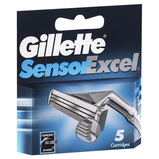 Gillette Sensor Excel Shaving Refill Cartridge Pack 5