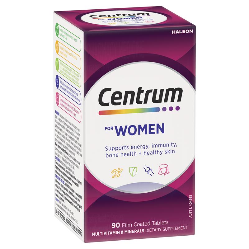 Load image into Gallery viewer, Centrum For Women 90 Tablets Exclusive Size
