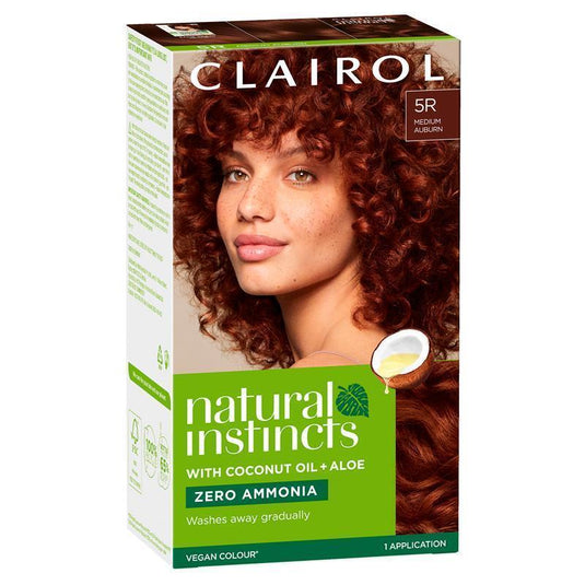 Natural Instincts 5R Cinnaberry, Medium Auburn  Semi Permanent Hair Colour